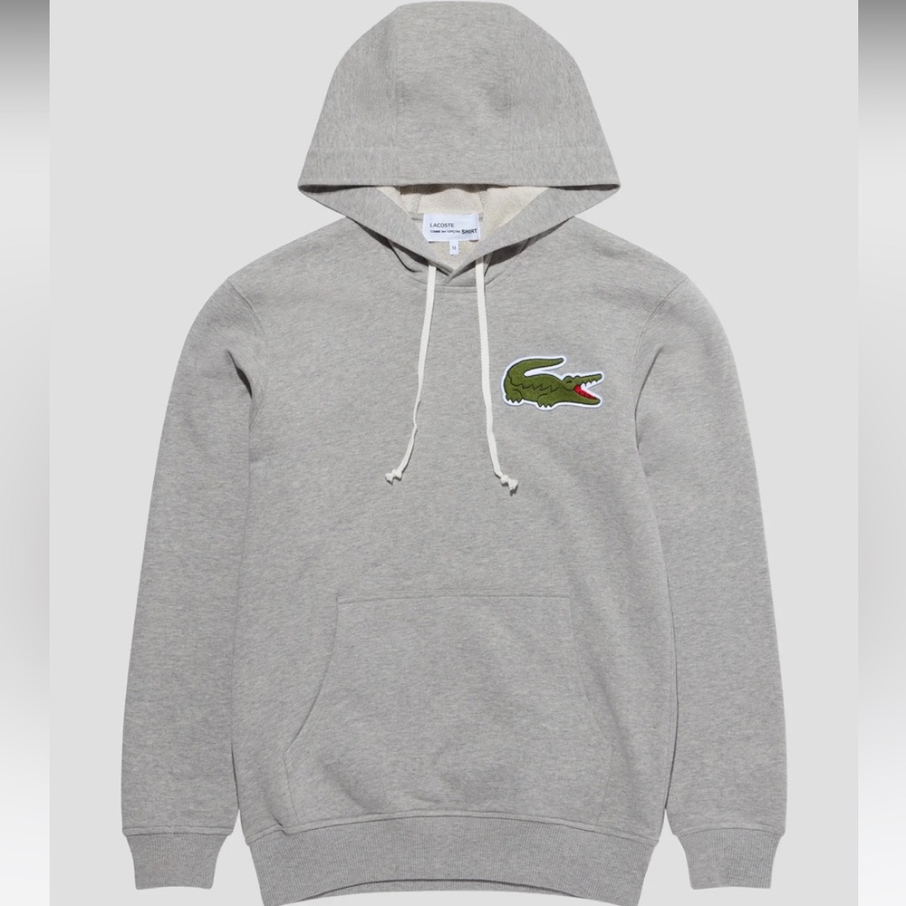 Comme des Garçons x Lacoste giant croc sweatshirt hoodie